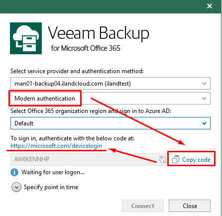 Device Code Authentication One Drive Success Center